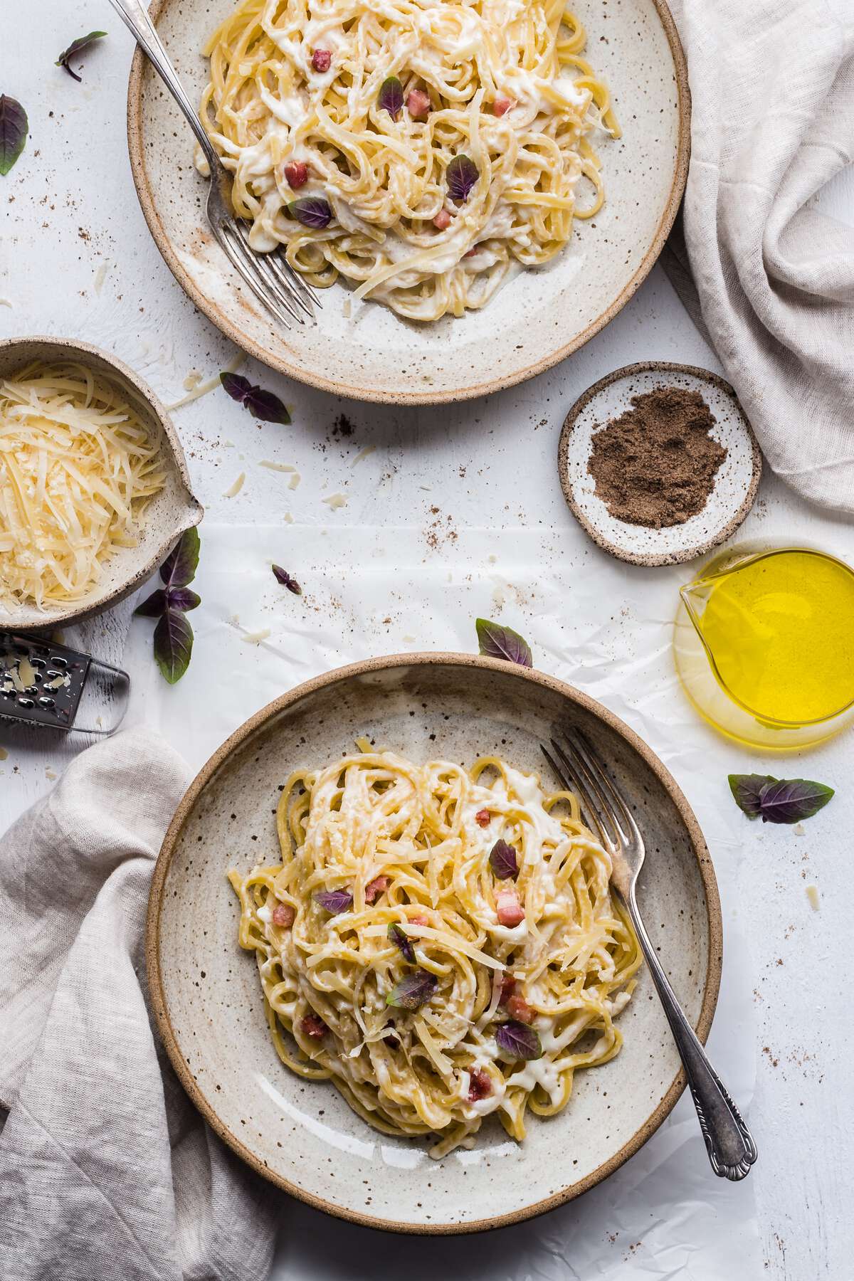 Italian pasta dishes